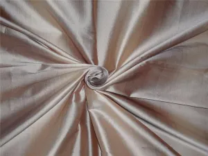 100% silk tafetta STRIPE cream and brown  TAFS139[16]