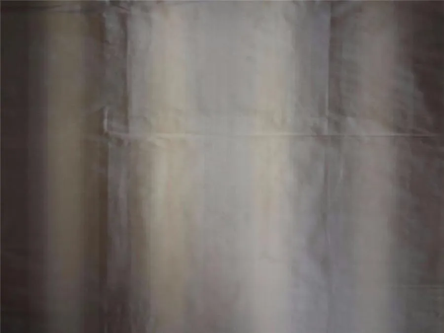 100% silk tafetta STRIPE cream and brown  TAFS139[16]