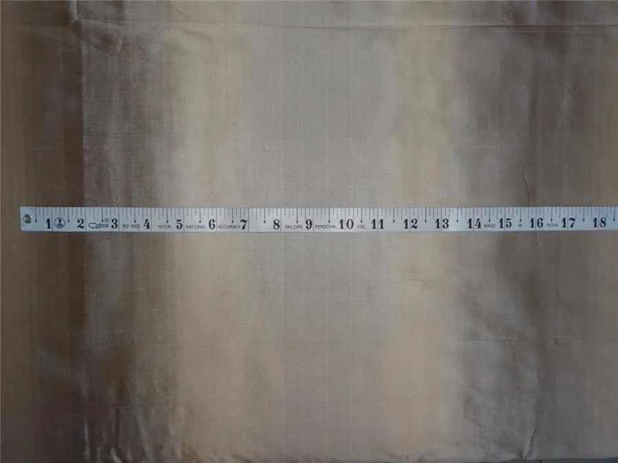 100% silk tafetta STRIPE cream and brown  TAFS139[16]