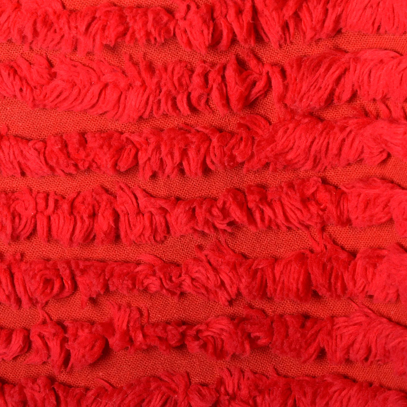 1930s Red and Black Chenille Robe
