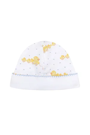 Blue Ducks Print Hat