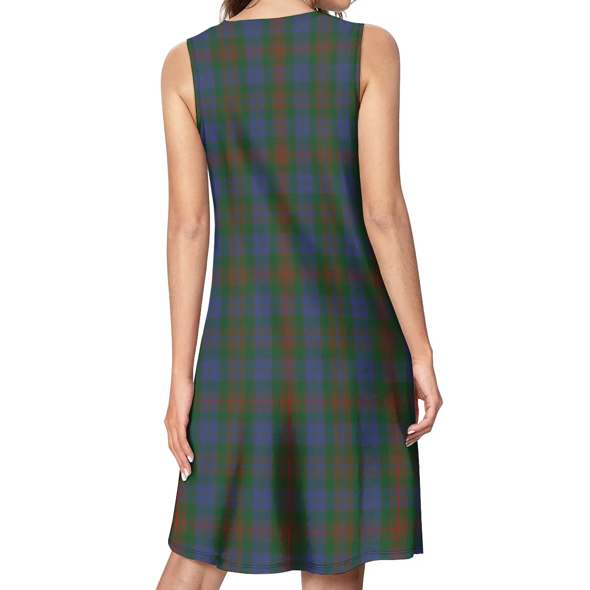 Buchanan Hunting Tartan Womens Casual Dresses