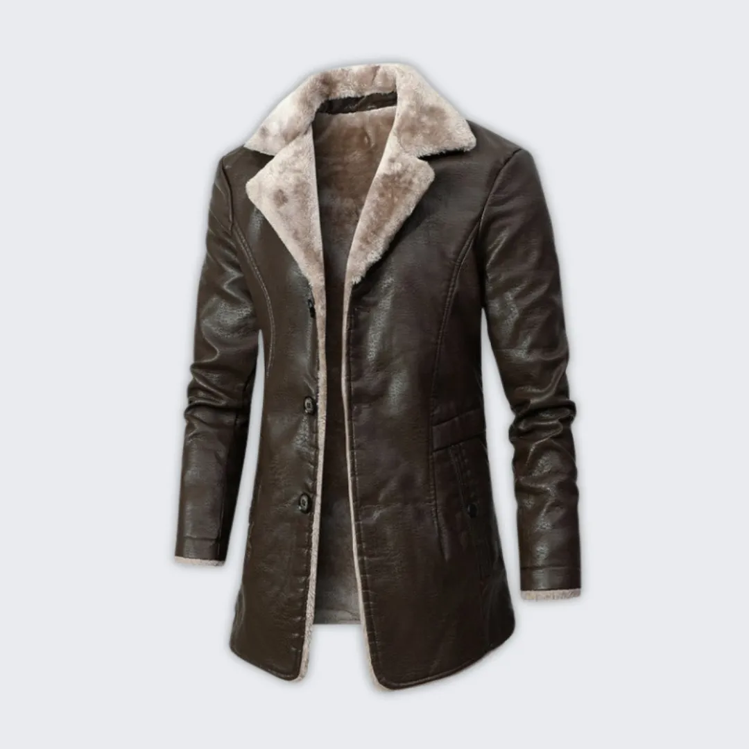 Chic Men's Waterproof Winter Coat with Removable Inner Jacket