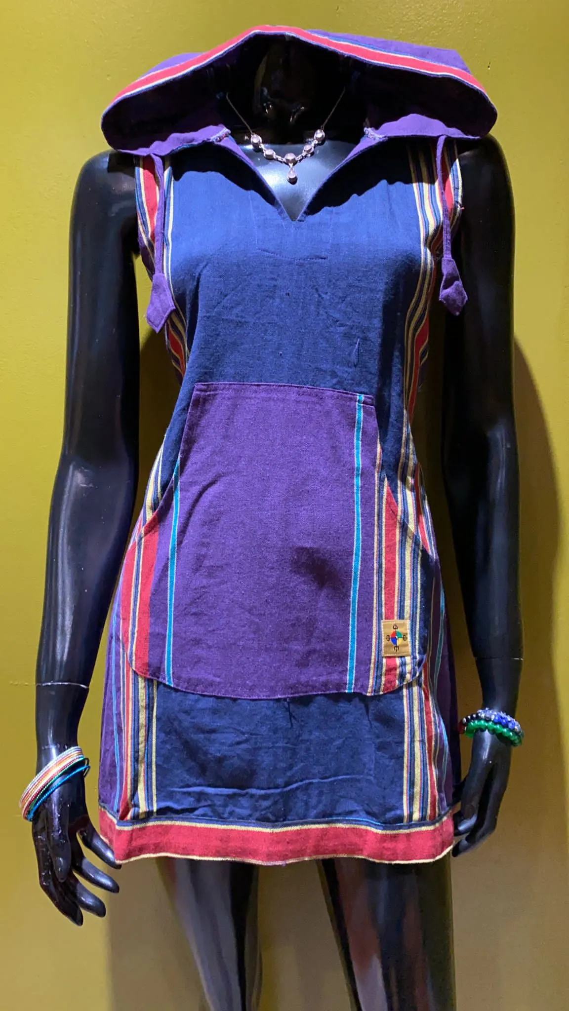 Cotton Front Pocket Hoodie Dress – Prepack of 4 Sizes - Shyama Stripes