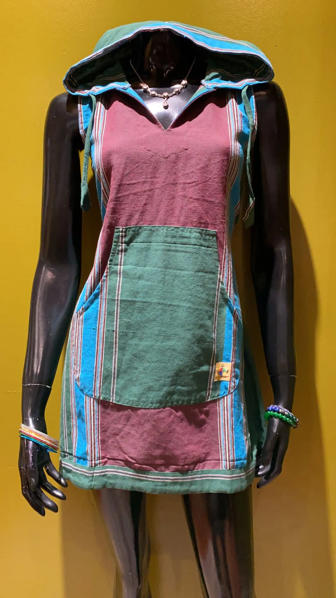 Cotton Front Pocket Hoodie Dress – Prepack of 4 Sizes - Shyama Stripes