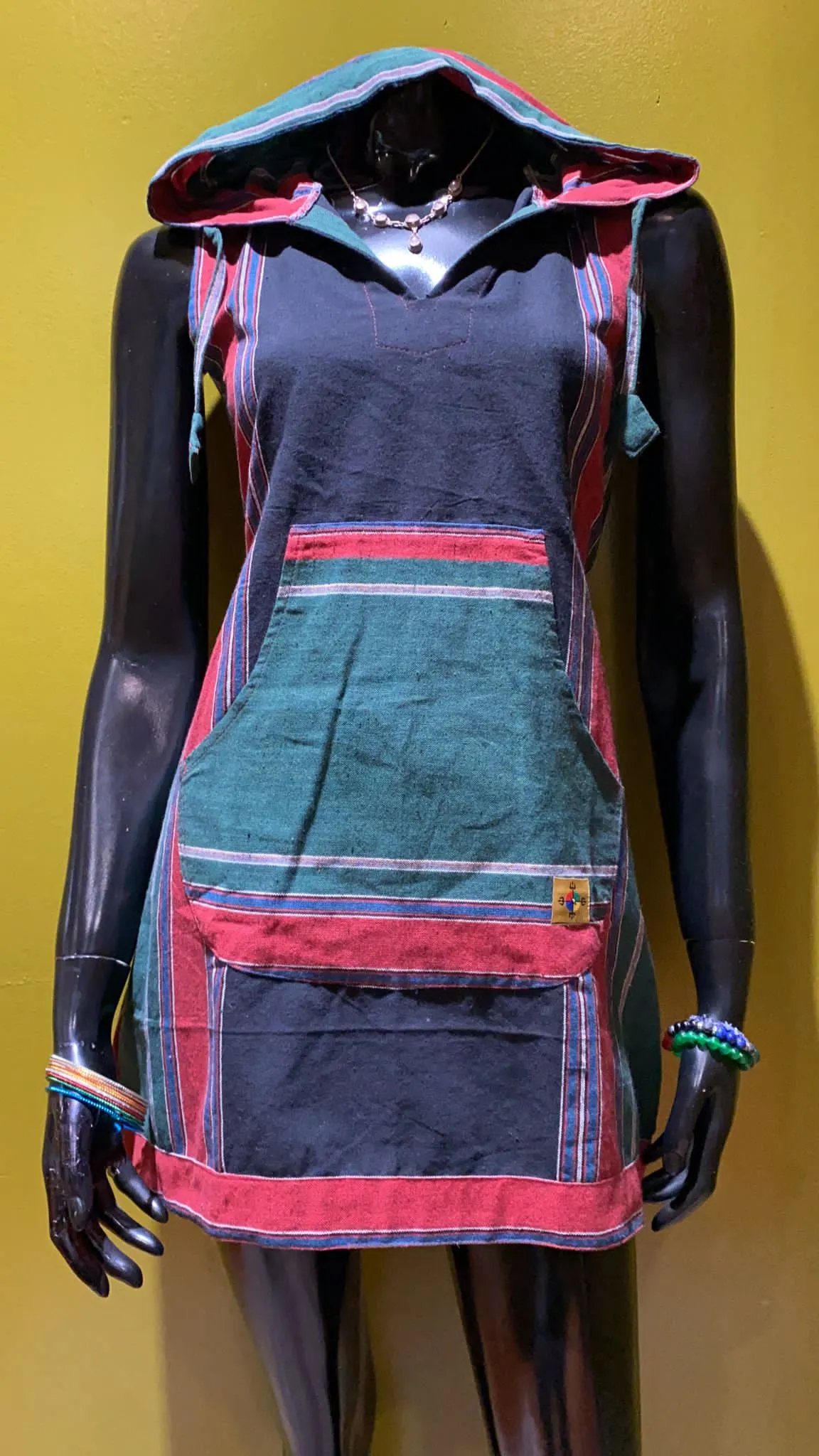 Cotton Front Pocket Hoodie Dress – Prepack of 4 Sizes - Shyama Stripes