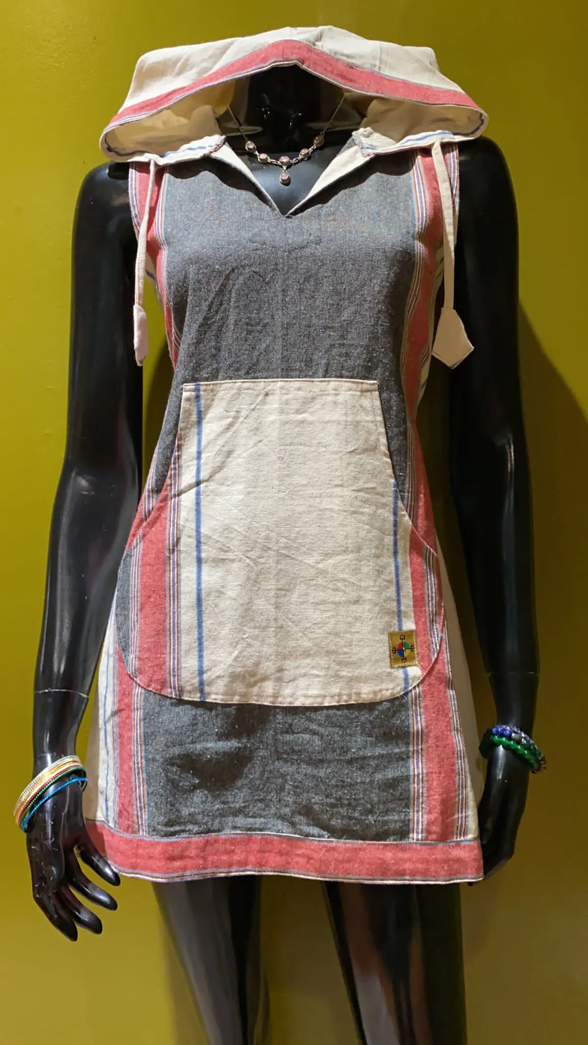 Cotton Front Pocket Hoodie Dress – Prepack of 4 Sizes - Shyama Stripes