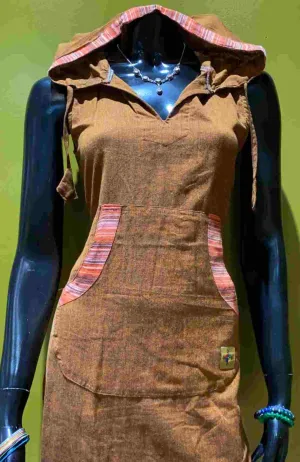 Cotton Front Pocket Hoodie Dress – Prepack of 4 Sizes - Solid