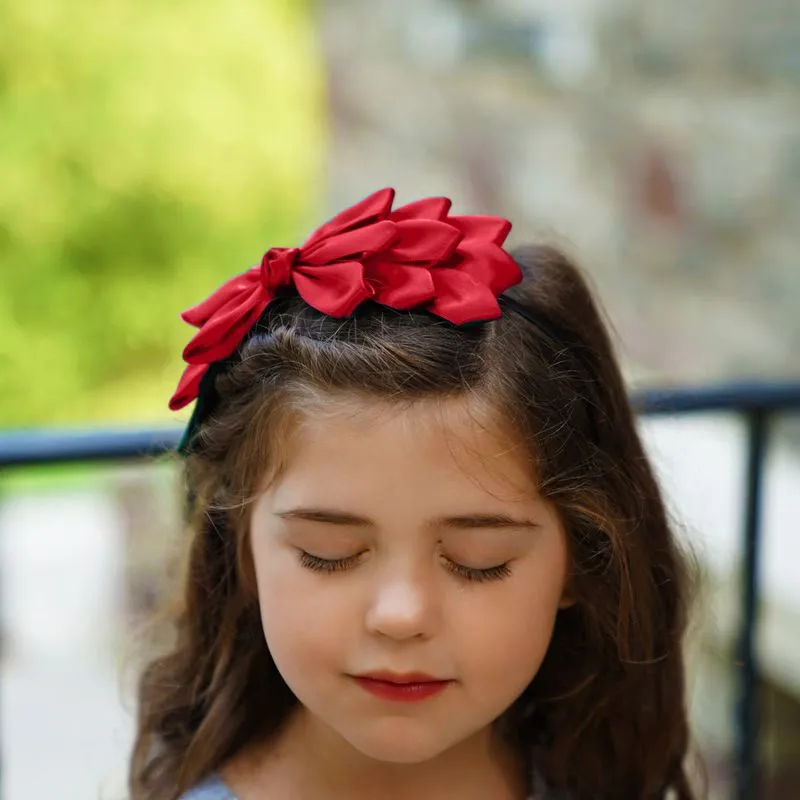 Deep Red Hairband