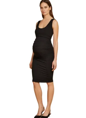 Ellis Maternity Tank Dress - Black