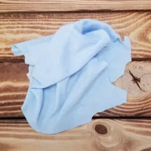 End of Bolt: 2.5 yards of 100% Cotton Interlock Soft 11oz Jersey T-Shirt Blue Solid Knit -remnant