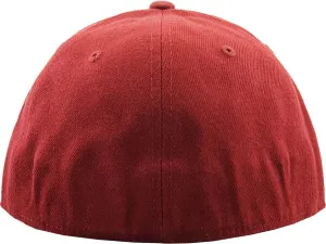 Fitted Flat Brim Burgundy