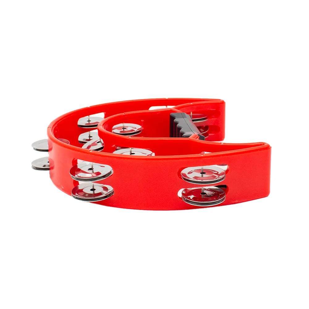 FTS Double Row Tambourine Red [FTS-JT-TX9-20 RD]