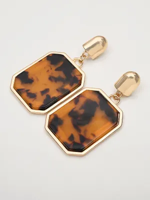 Geometric Printed Earrings