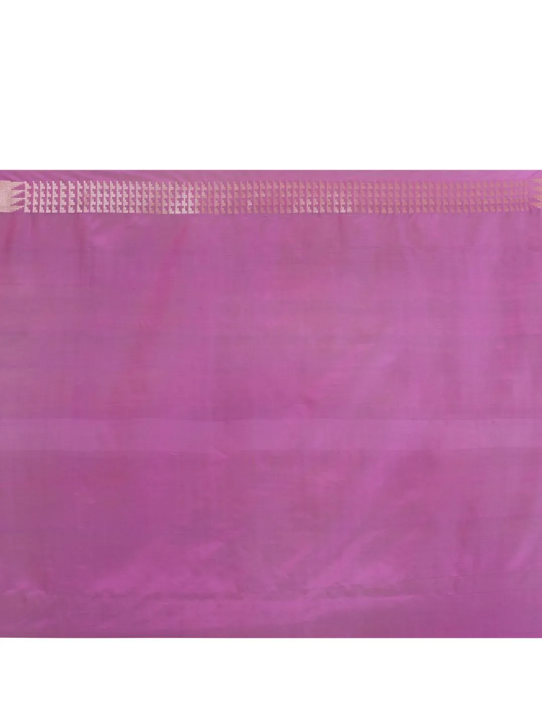 Grey & Pink Soft Silk Cutwork Banarasi Saree