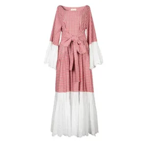 Ithaki Gingham Cotton Dress