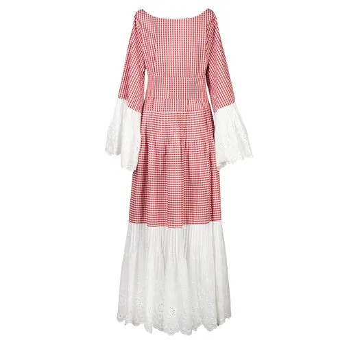 Ithaki Gingham Cotton Dress