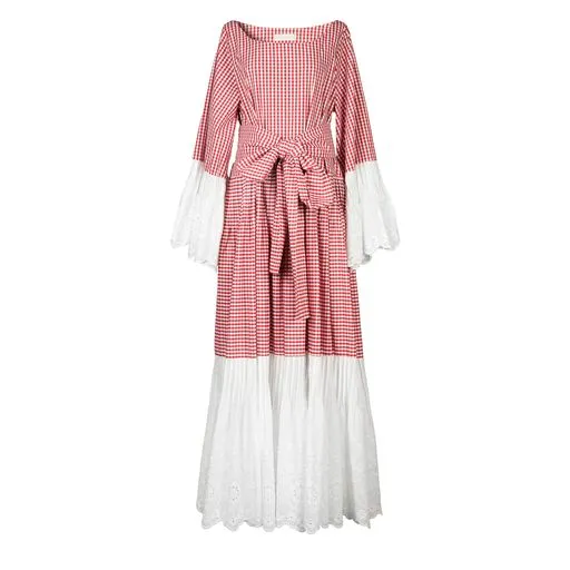 Ithaki Gingham Cotton Dress