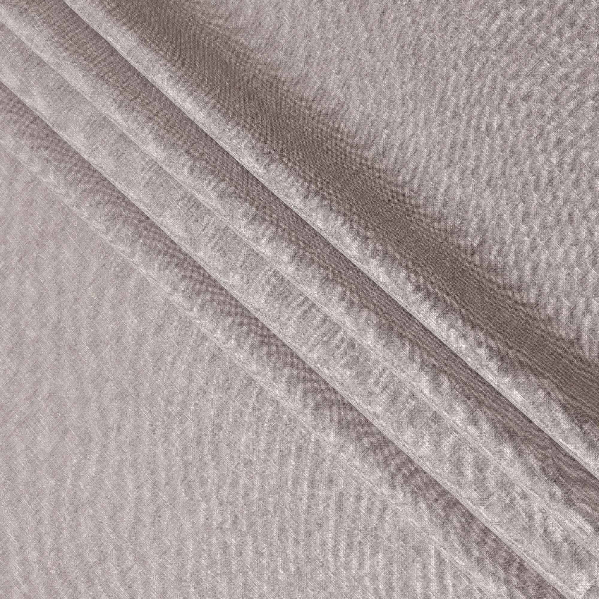 Light Mauve Pure Linen Fabric for Tailoring, 60 Lea, 150 cm Width-D20555