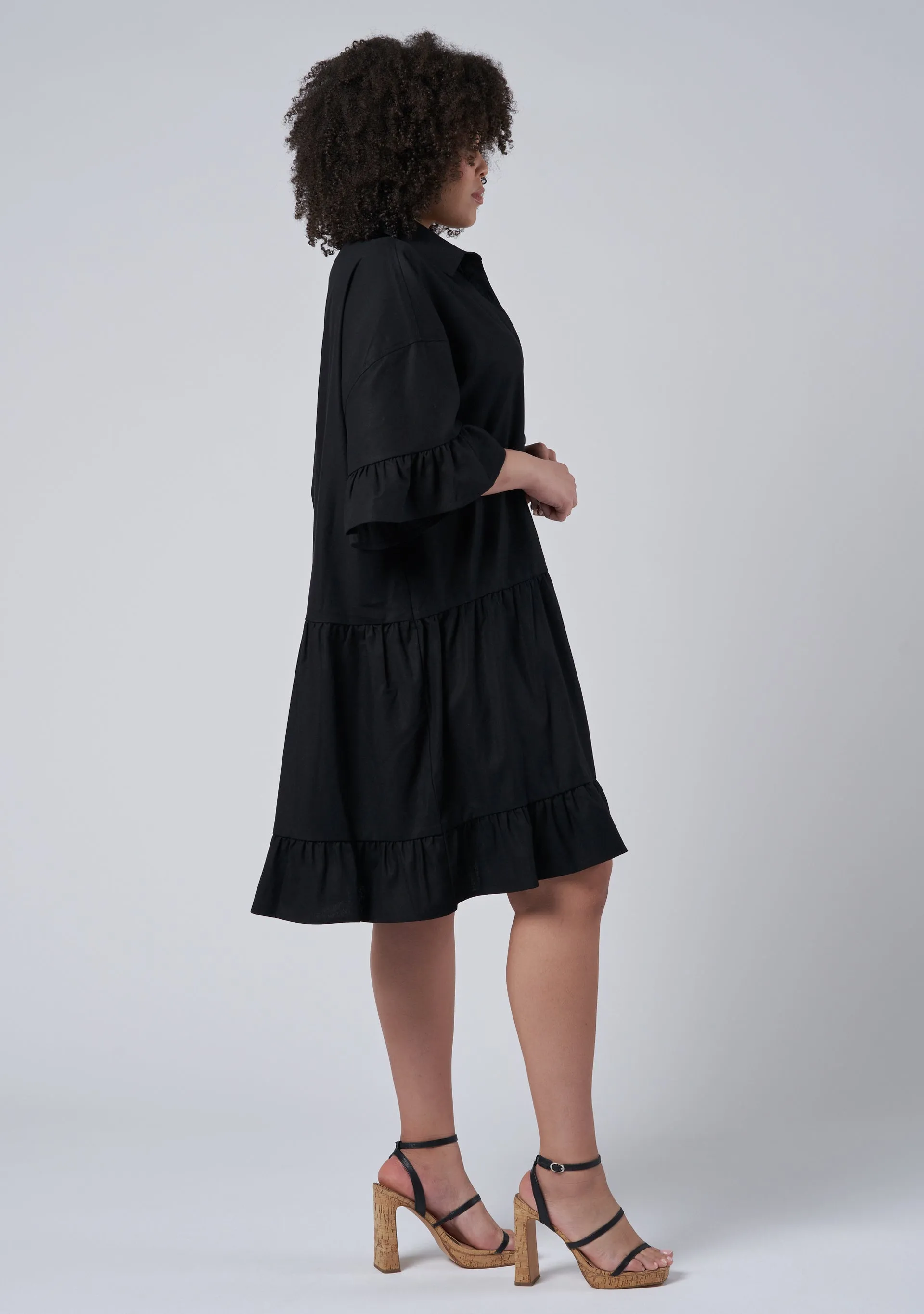 Lorena Linen Mini Dress