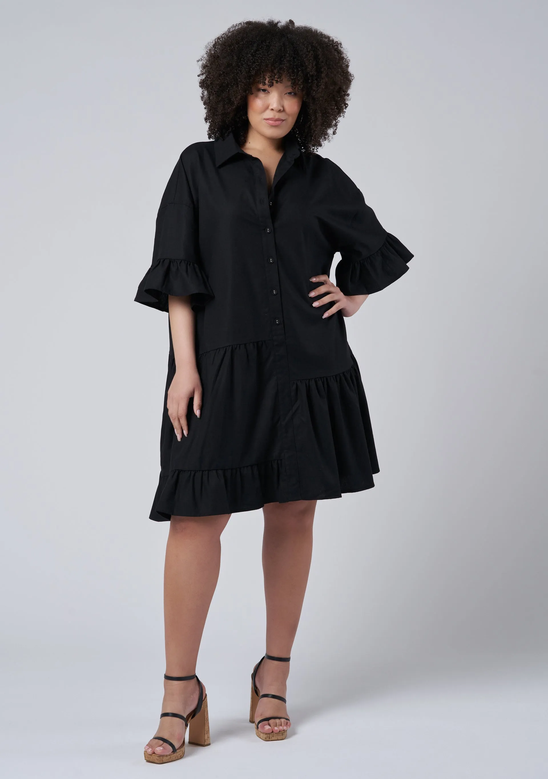 Lorena Linen Mini Dress