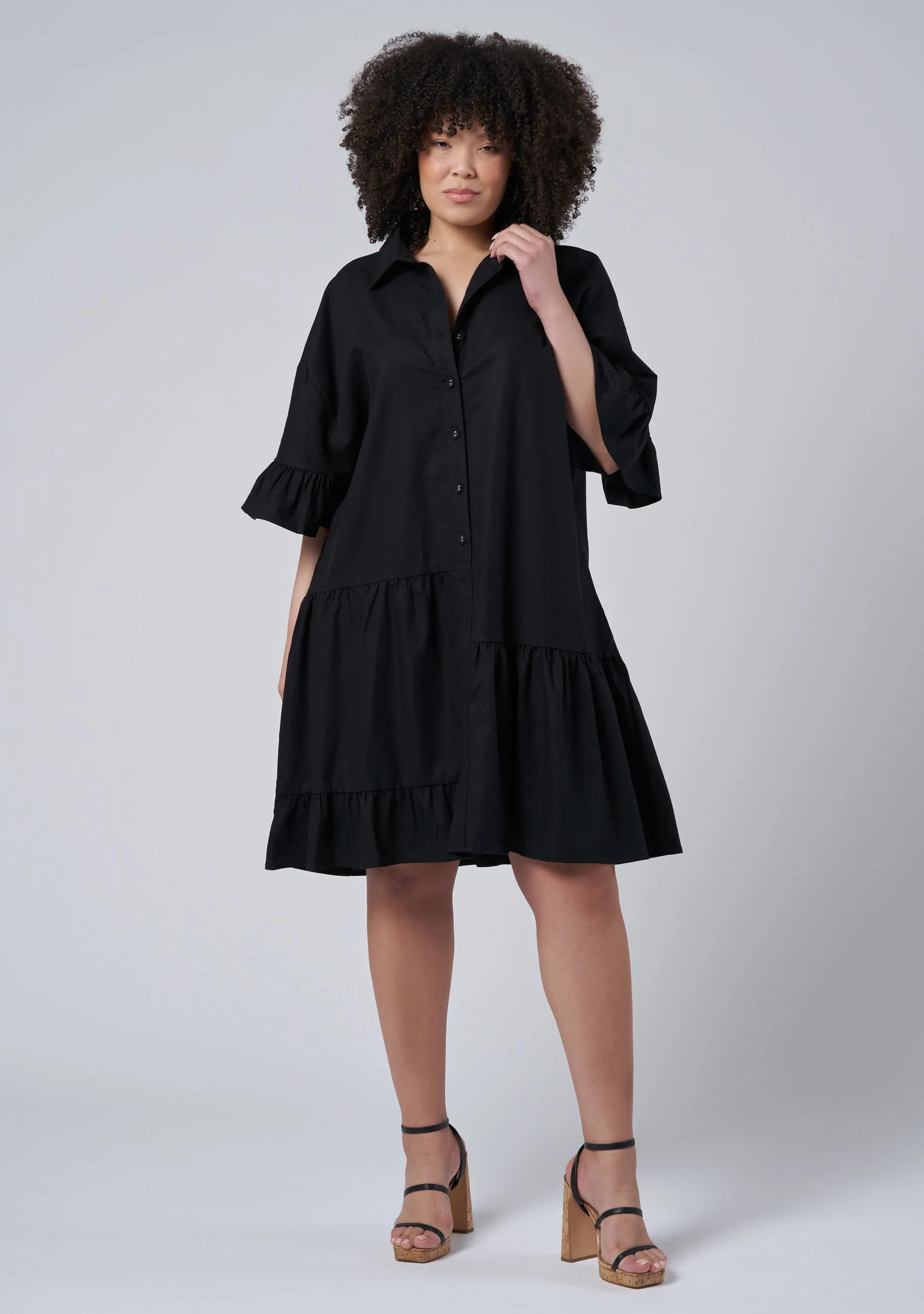 Lorena Linen Mini Dress