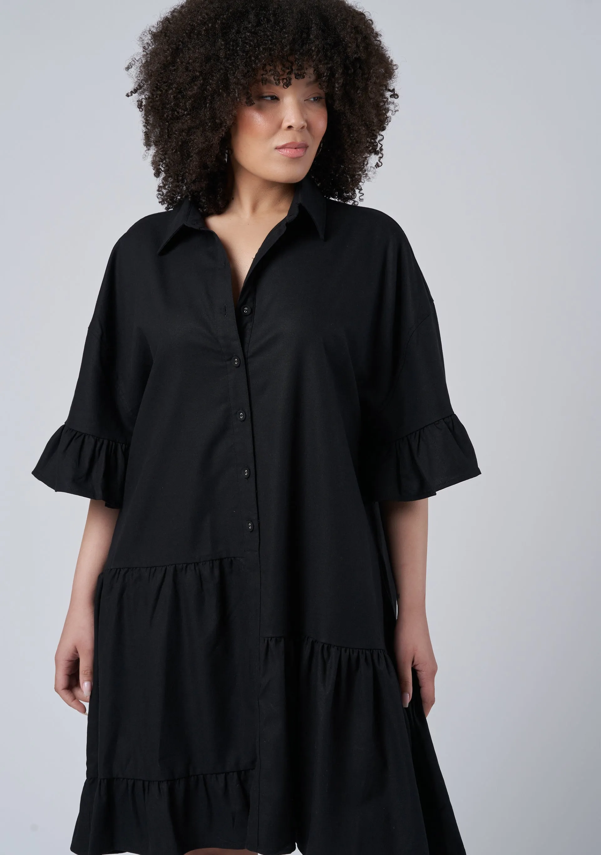 Lorena Linen Mini Dress