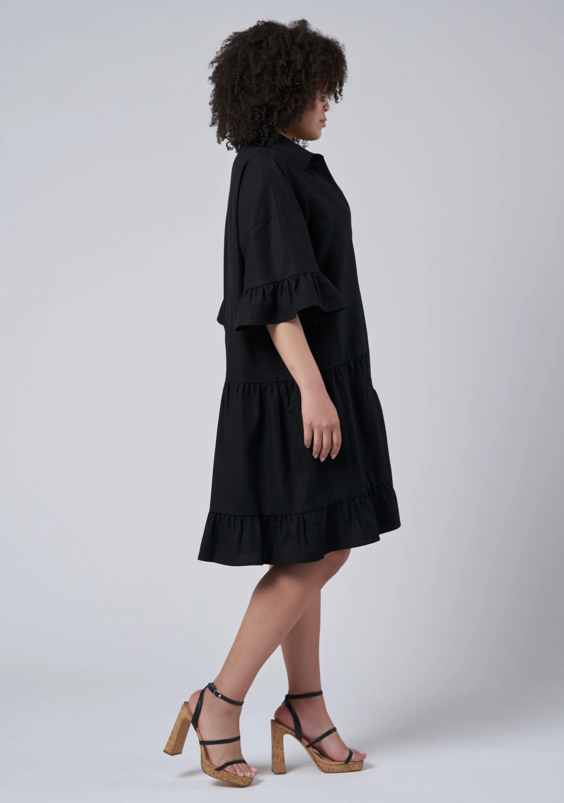 Lorena Linen Mini Dress