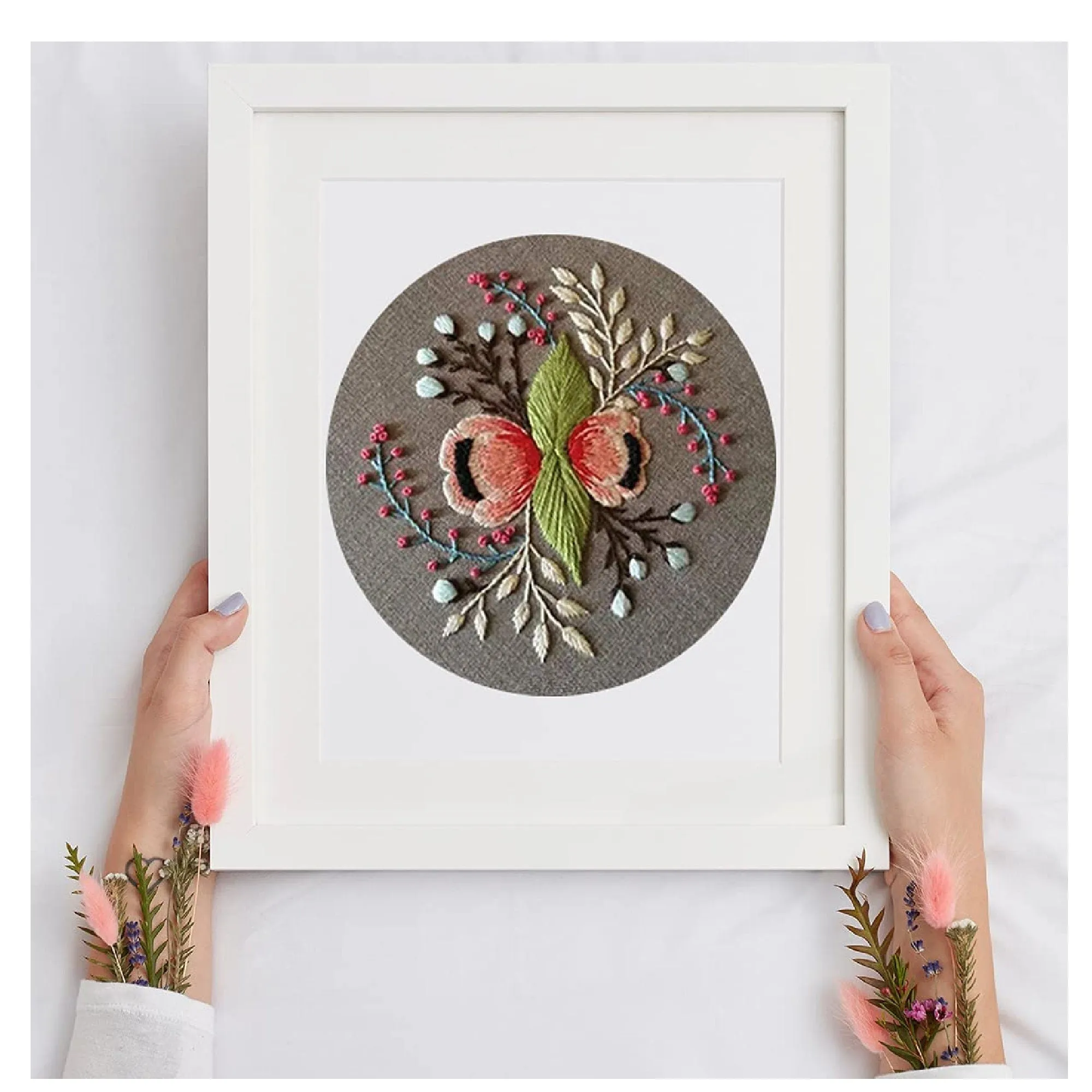 Louise Maelys Embroidery Starter Kit Full Range Of Printed Cross Stitch Kits For Beginners
