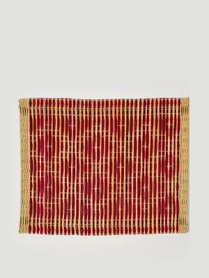Moroccan placemat red
