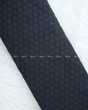 Navy Blue Hakoba Pure Cotton fabric
