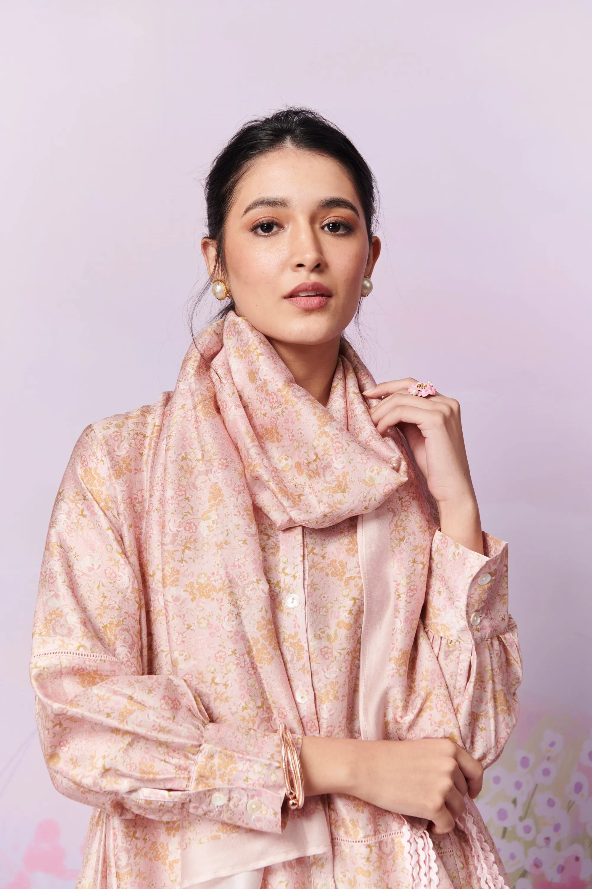 Petite Blooms Stole