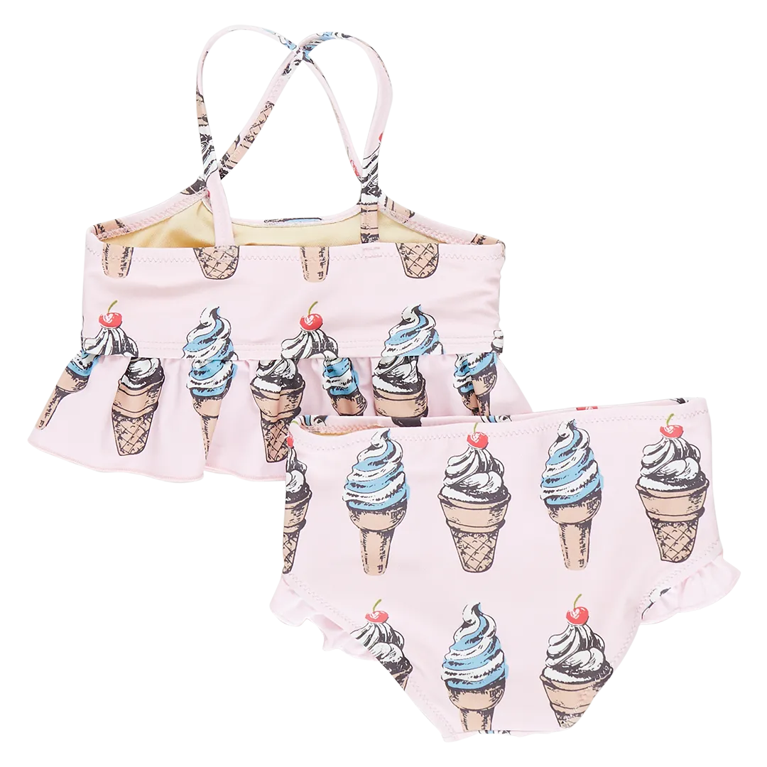 Pink Chicken Joy Tankini - Pink Soft Serve