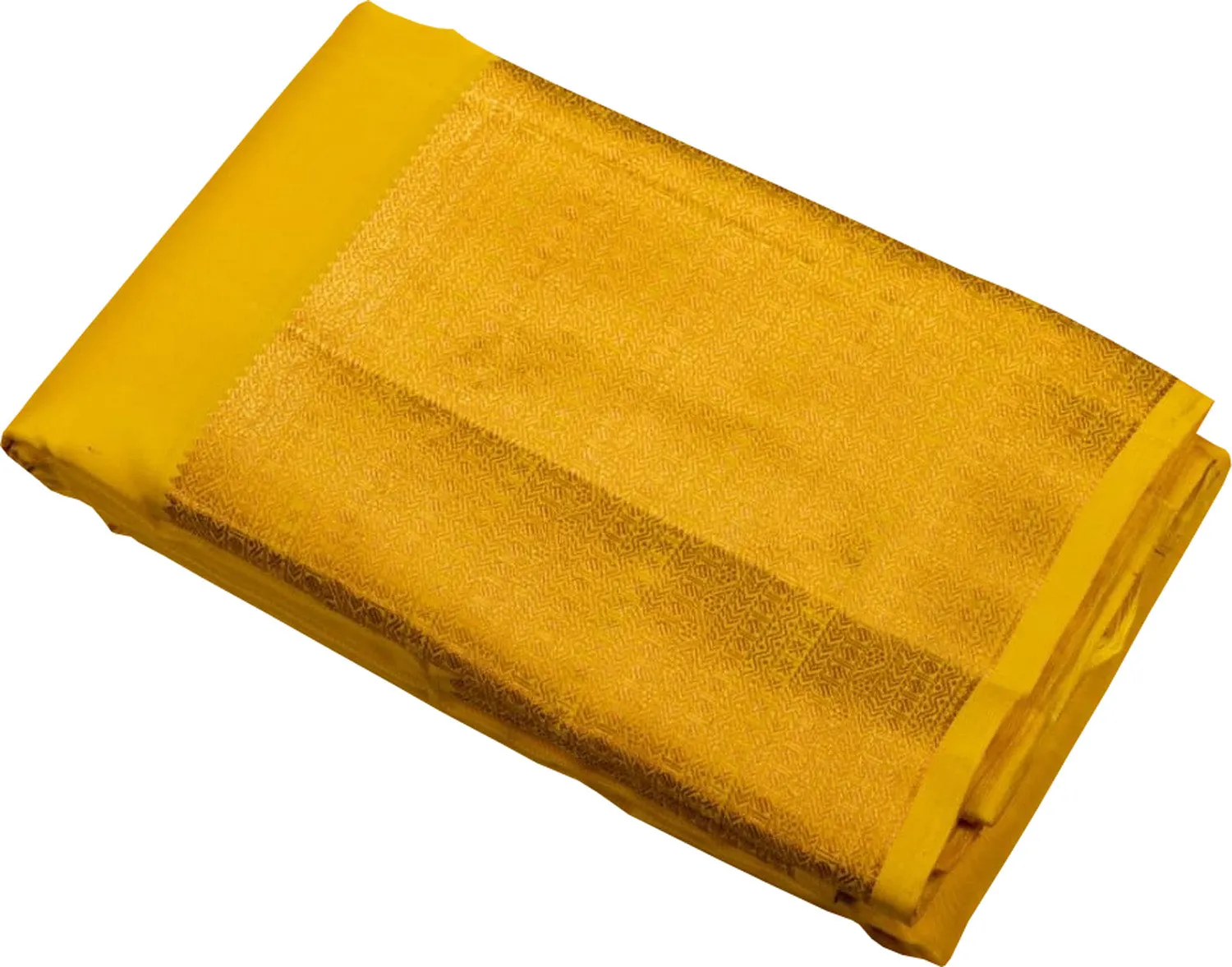 Radiant Yellow Kanjiwaram Pure Silk Saree: Exquisite Elegance and Timeless Beauty