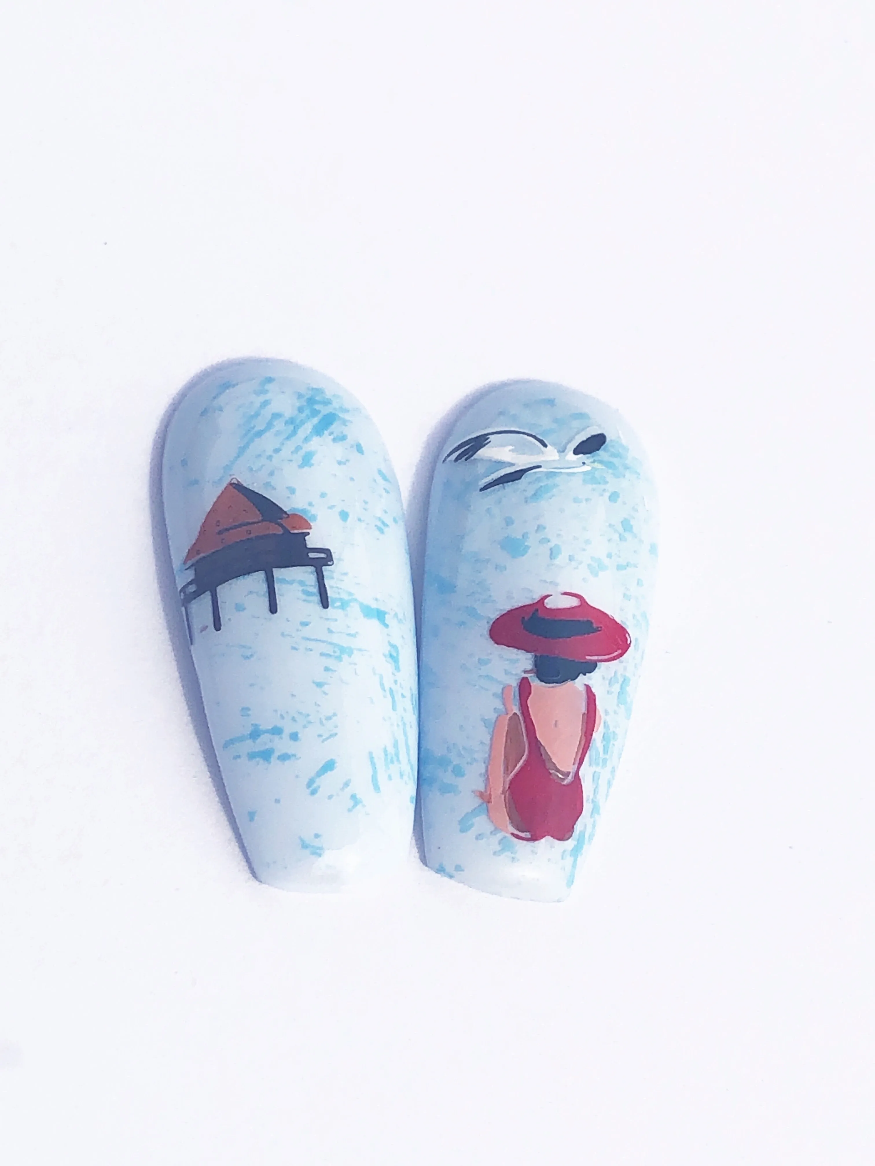 Summer Never Ends (CjS-165) Steel Layered Nail Art Stamping Plate