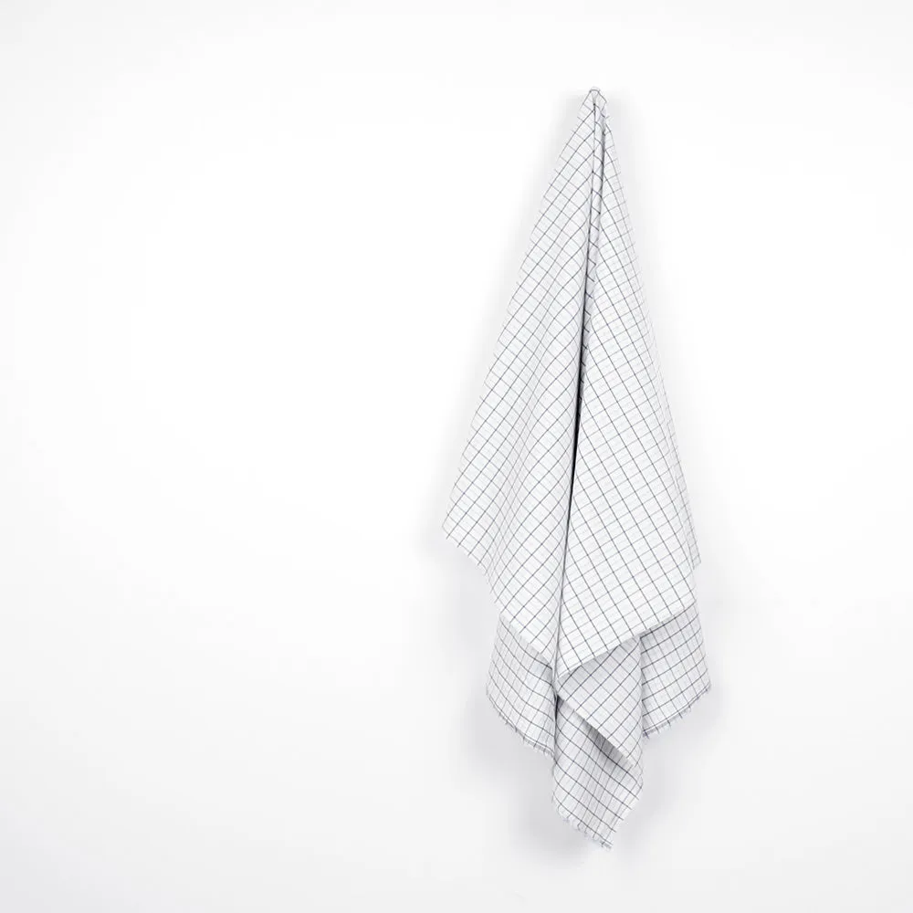 Tattersall Grid Check Cotton - Blue