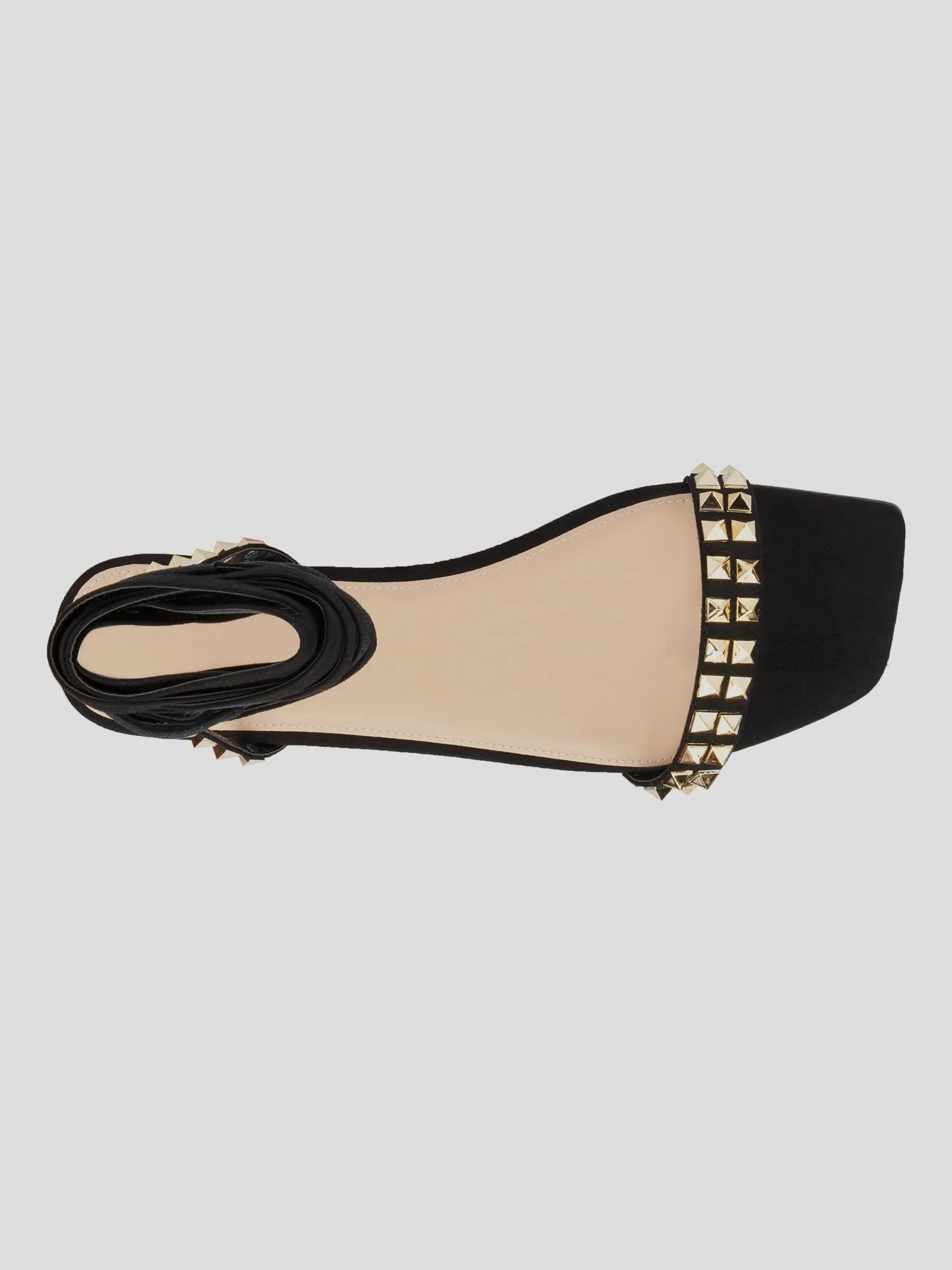 Zena Wide Width Studded Strappy Flats